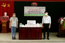 korean ngo supports over 5925 usd to hoa binhs covid 19 fight