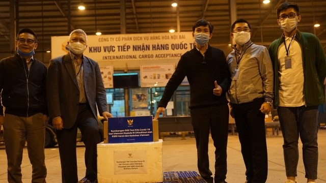 500 Vietnamese-manufactured COVID-19 test kits arrived in Indonesia