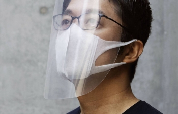 japanese designer shares diy face shield for covid 19