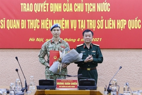 Another Vietnamese officer to work at UN Headquarters