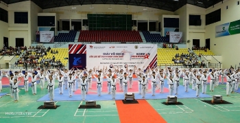 Over 800 Taekwondo artists compete in Korean Ambassador Cup