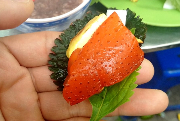 are you a fan of sushi if so you should try raw red jellyfish salad