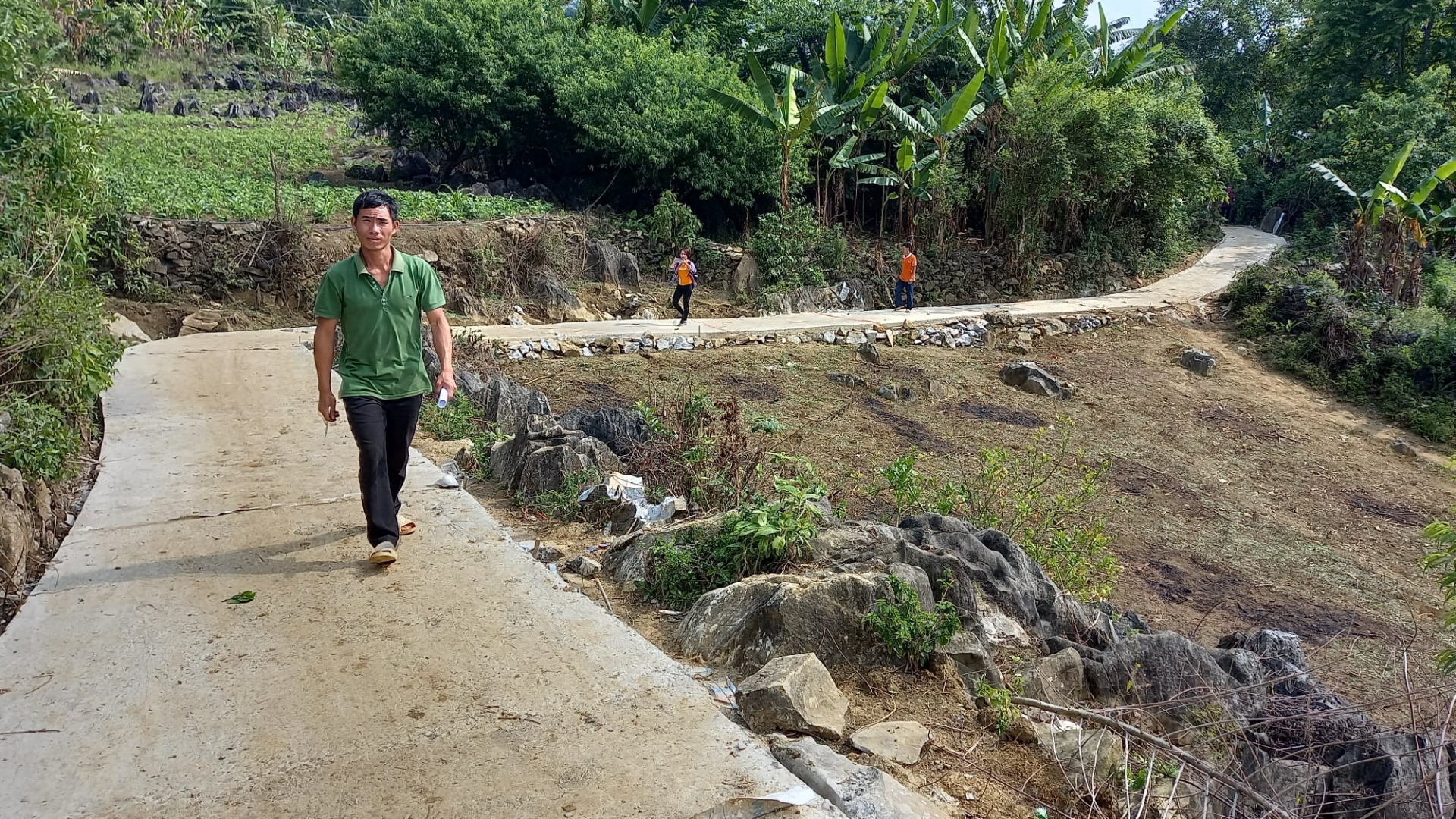 The project addresses the risk the locals and children had to go through every day.