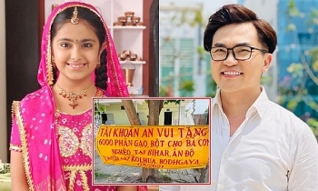 Indian actress thanks Vietnam's host for his fundraising for India’s fight against Covid-19