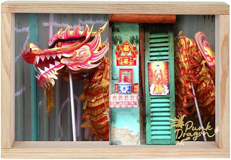 Special boxes showcasing Vietnamese landscape and local people