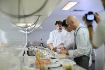 Diplomats cook for charity