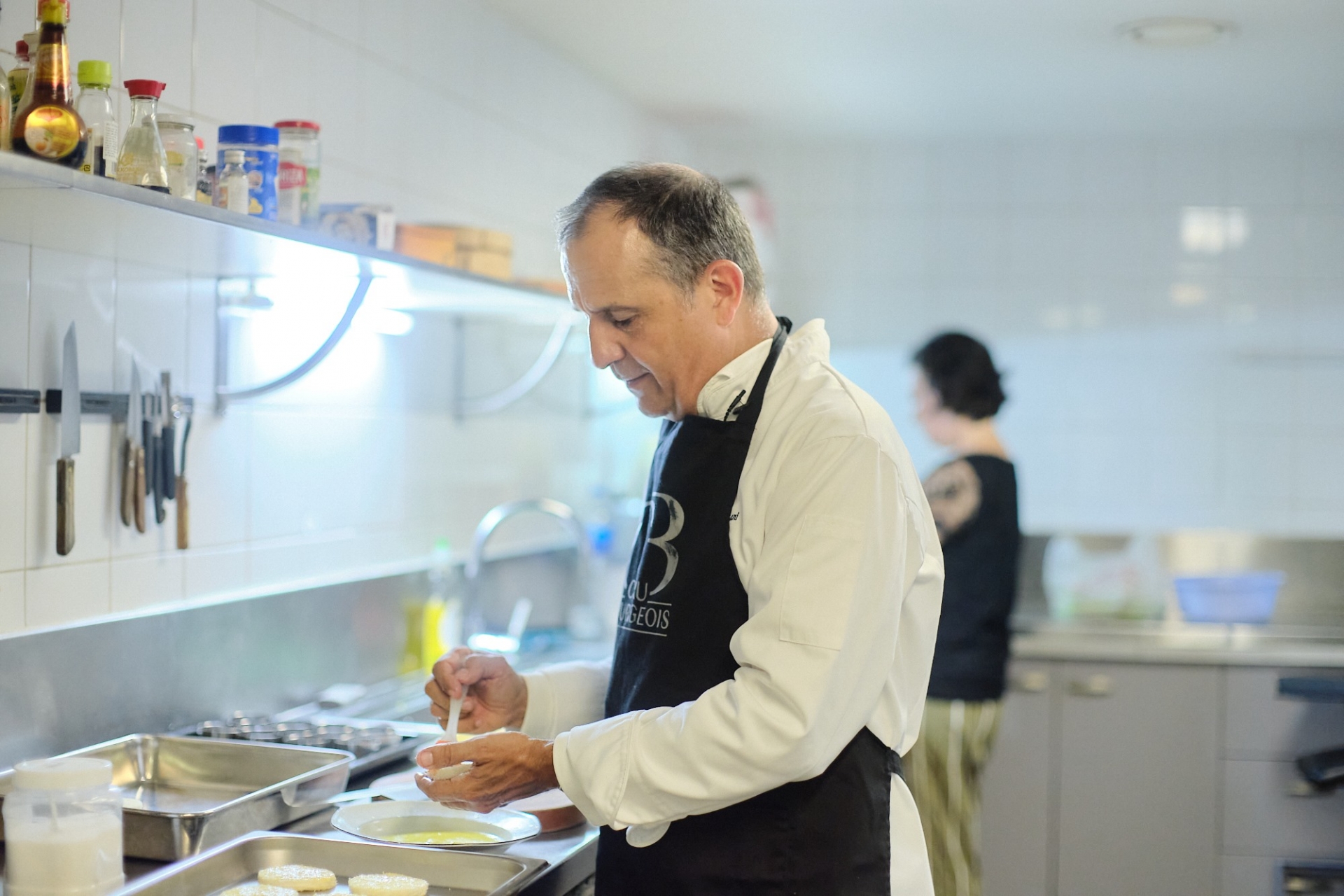 Diplomats cooking for charity activities