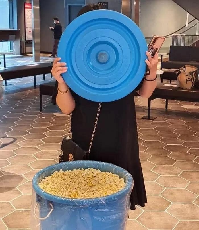 World Environment Day: Korean movie goers use kimchi jars, buckets...to buy popcorns