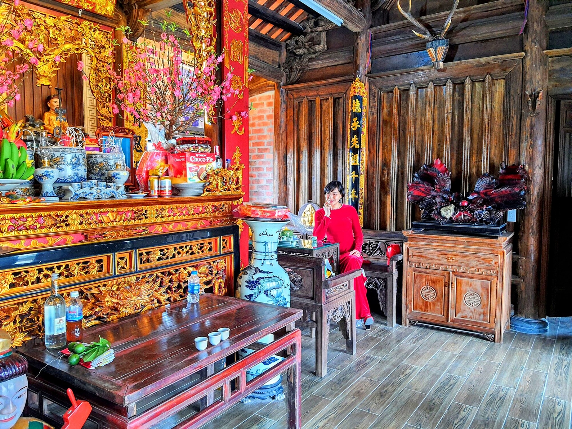 100-year-old house on the roof of a villa in Hanoi
