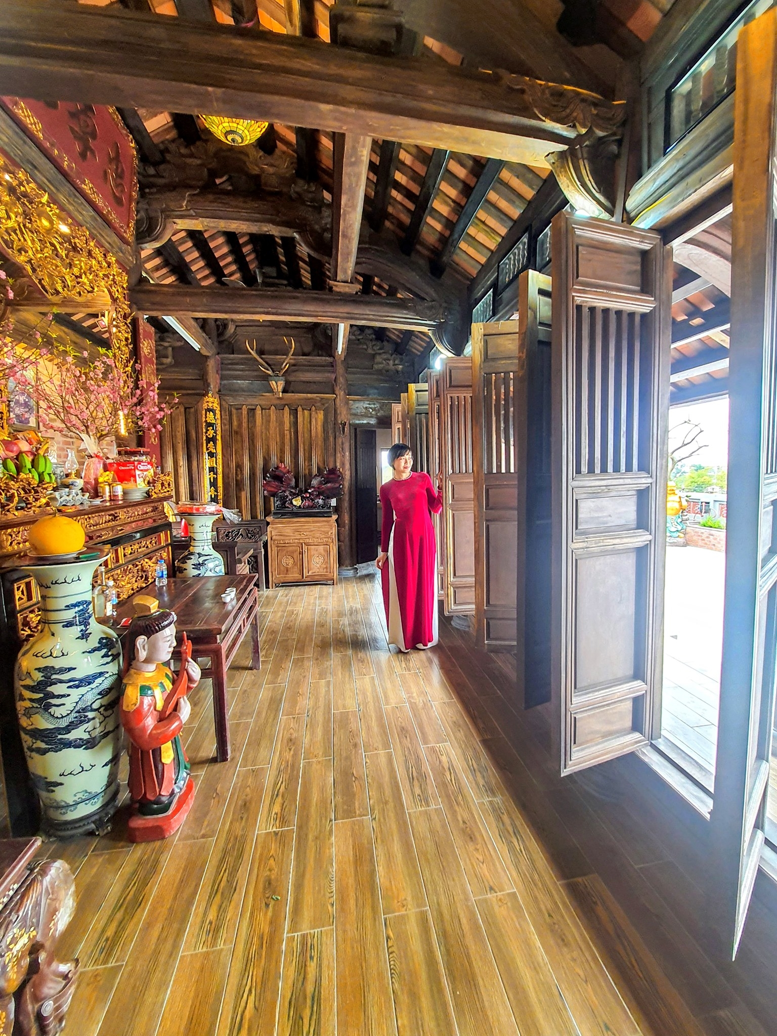 100-year-old house on the roof of a villa in Hanoi