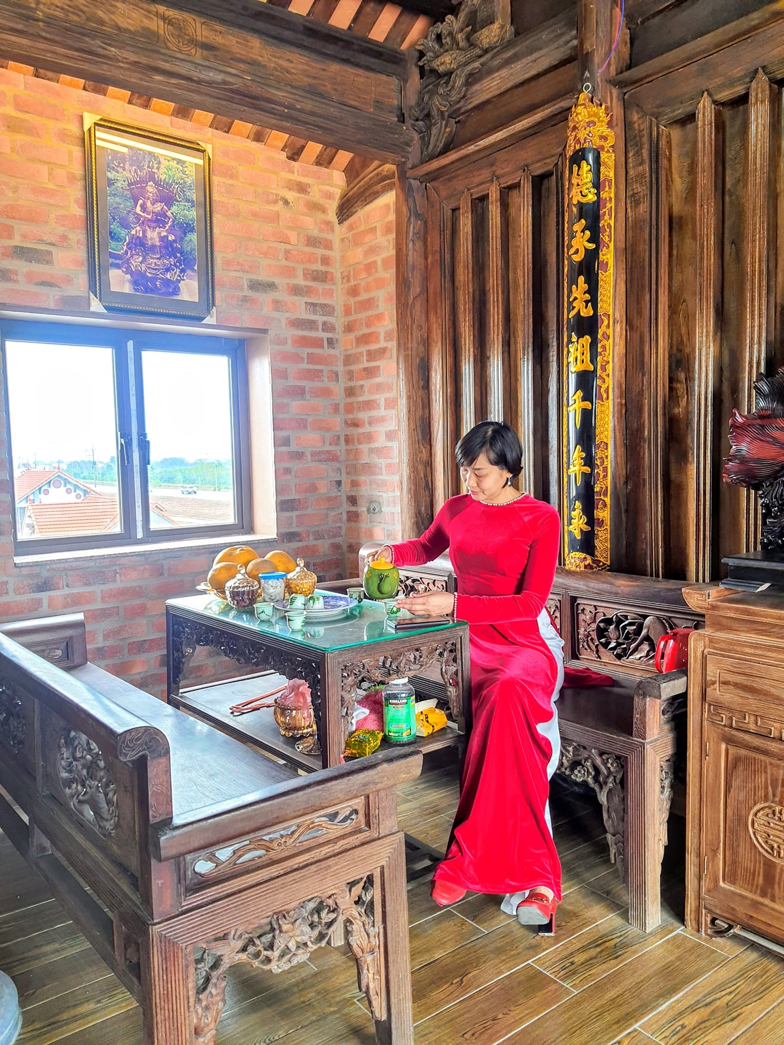 100-year-old house on the roof of a villa in Hanoi