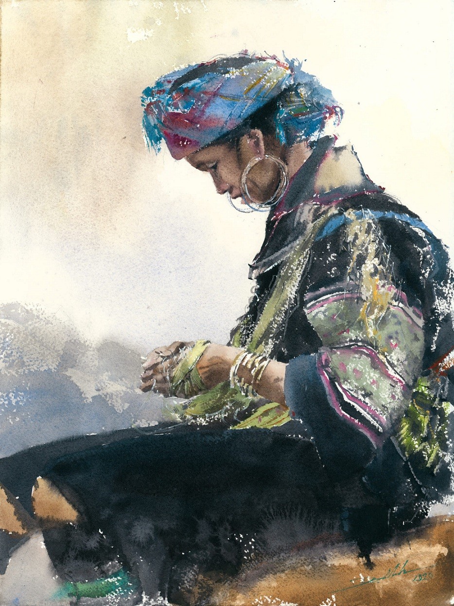 Polish-Vietnamese Painter Shares Experience to Vietnamese Art Lovers