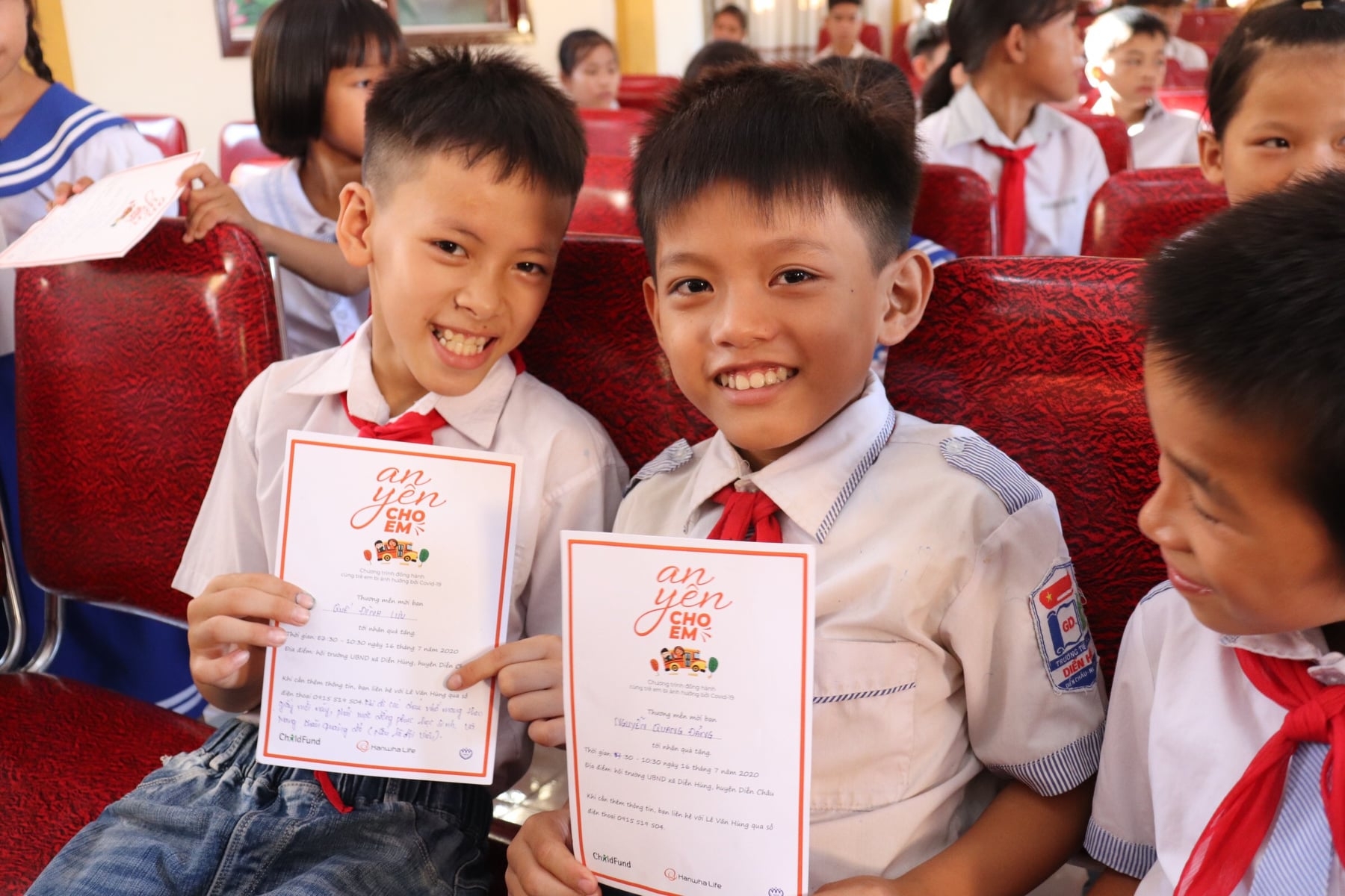 1000 gifts delivered to children affected by covid 19 in four provinces and cities