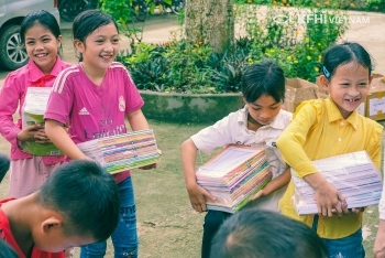 samsung hope school for poor students building in bac giang