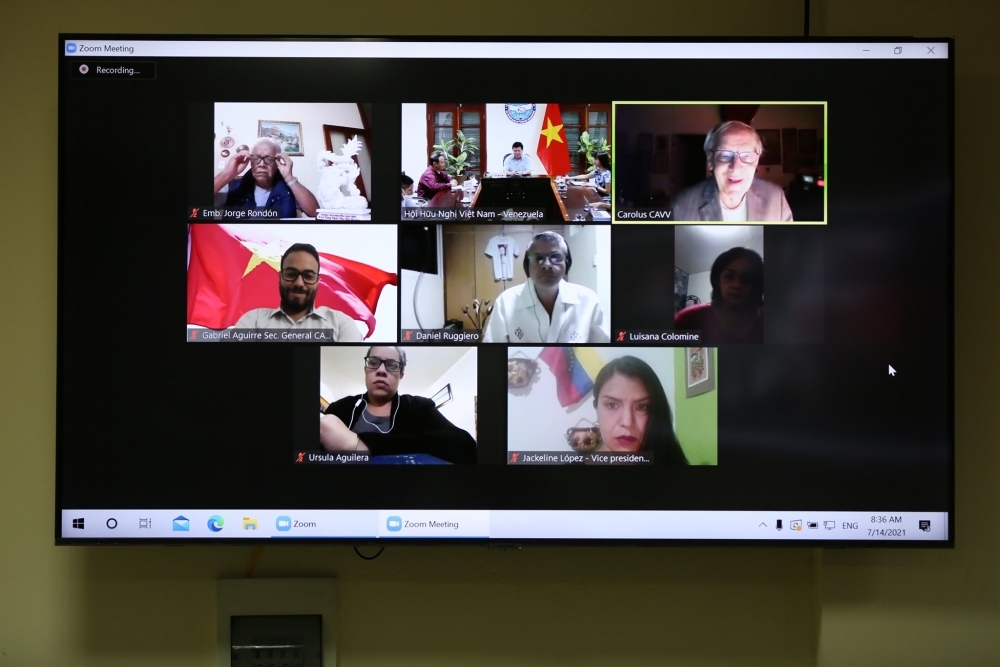 Vietnam-Venezuela Friendship Associations strengthen information exchange