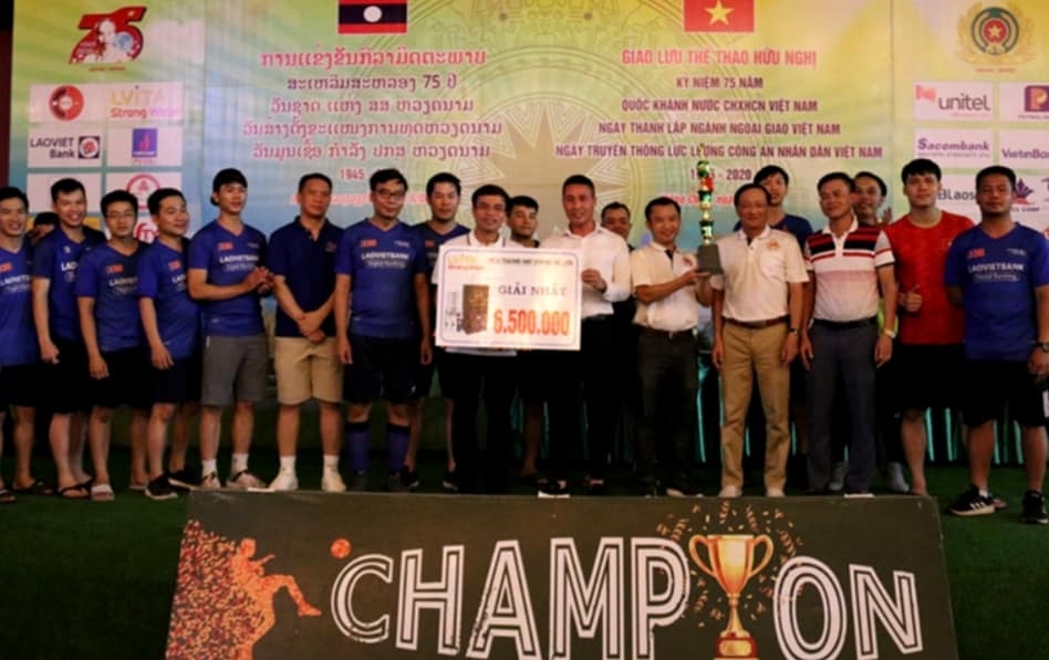 vietnam laos sport exchange programme held in vientiane