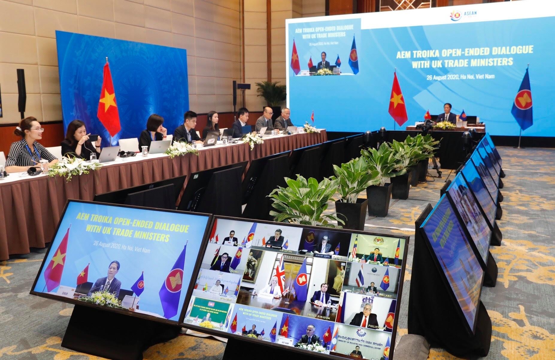 ASEAN, UK hold Economic Dialogue prioritising economic recovery post COVID-19