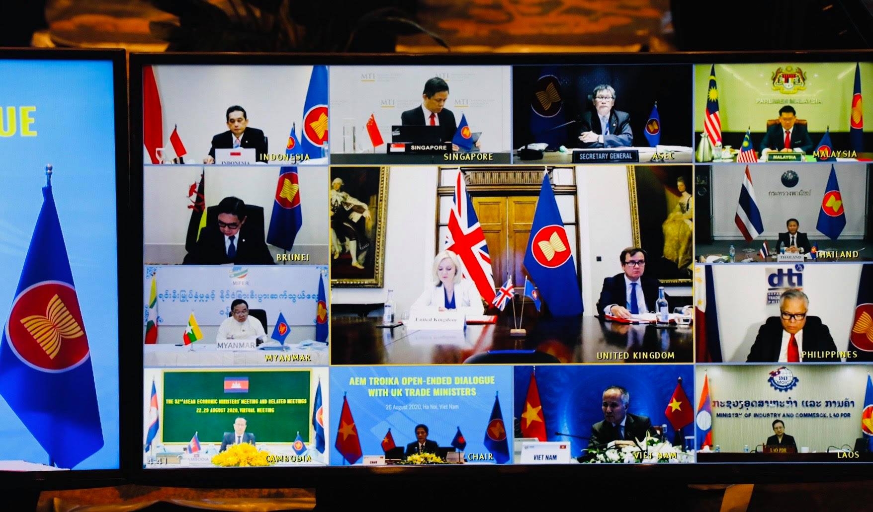ASEAN, UK hold Economic Dialogue prioritising economic recovery post COVID-19