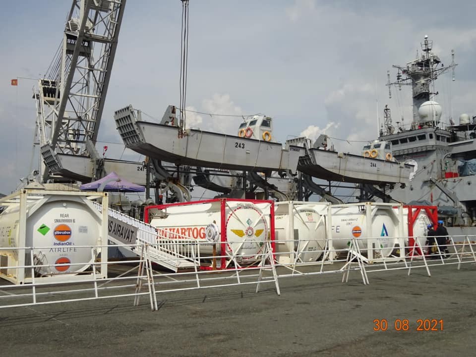 Indian Ship Arrives In Vietnam With 100 Tonne of Liquid Oxygen