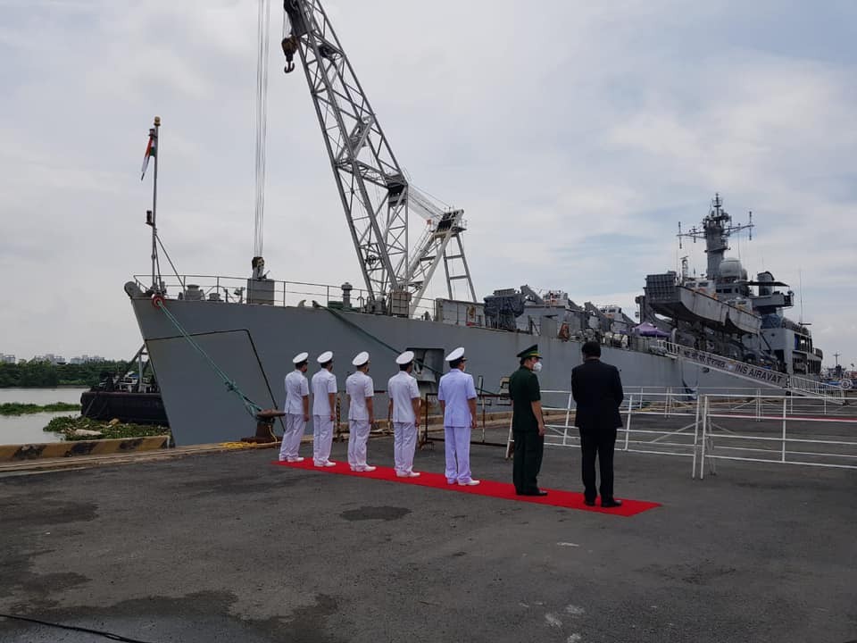 INS Airavat Arrives In Vietnam With 100 Tonne of Liquid Oxygen