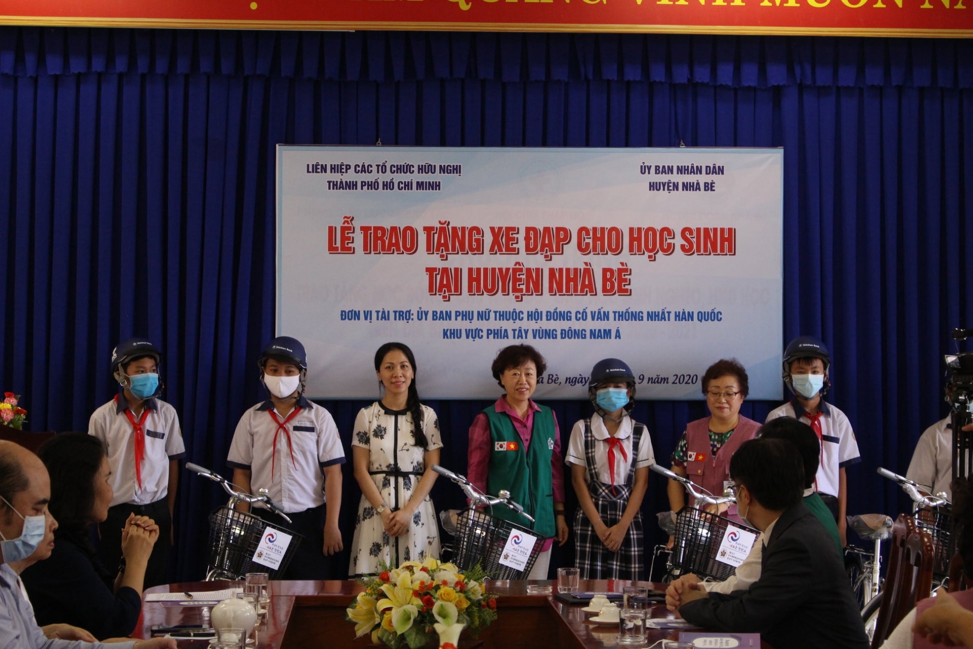 hufos 40 bikes for needy children in ho chi minh citys district