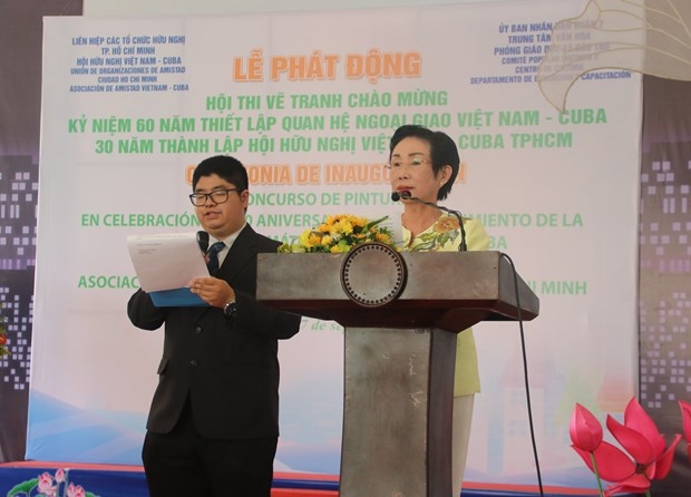 Painting contest marks Vietnam Cuba ties for children across HCMC