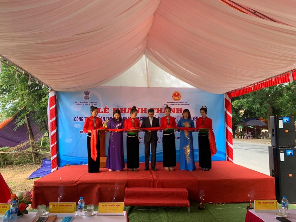 india funded irrigation project in northern mountainous province inaugurated