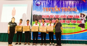 thousands of sanitary pads delivered to adolescent girls in need