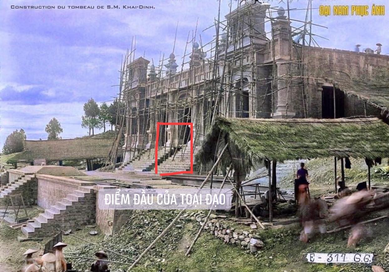 Rare Photos of Khai Dinh Imperial Tomb Construction