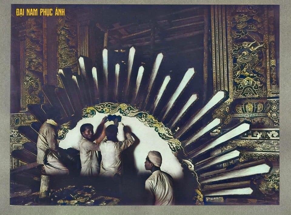 Rare Photos of Khai Dinh Imperial Tomb Construction