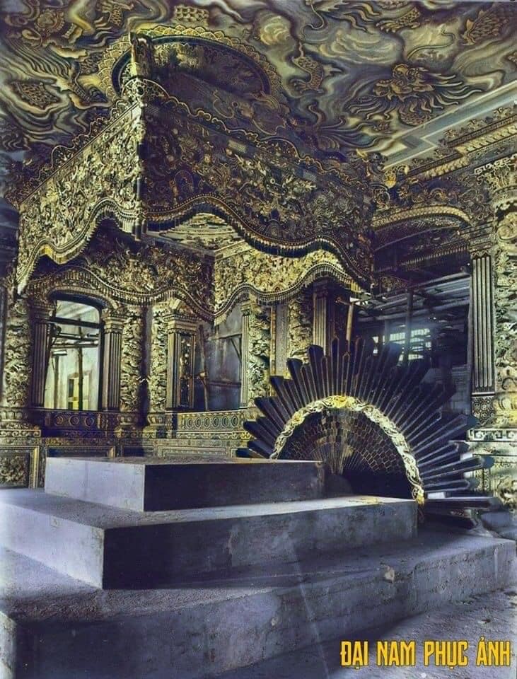 Rare Photos of Khai Dinh Imperial Tomb Construction