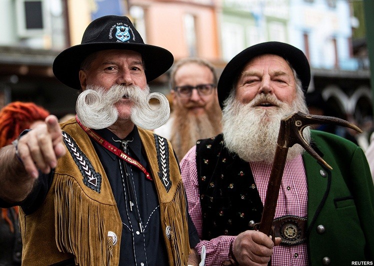 Check Out The Hairy Creations at German Moustache and Beard Championships 2021