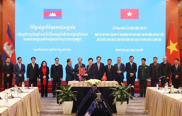 Land Boundary Demarcation Protocol between Vietnam and Cambodia take effect