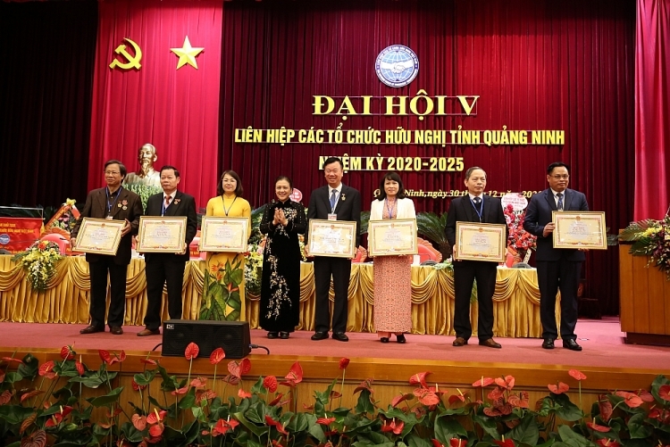 Quang Ninh: Vice Chairwoman of People's Committee elected as President of Provincial Union of Friendship Organizations