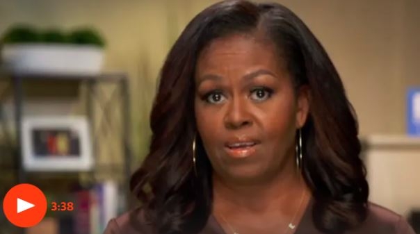 The U.S president mocked  the former first lady Mrs. Obama's "wrong president" remarks
