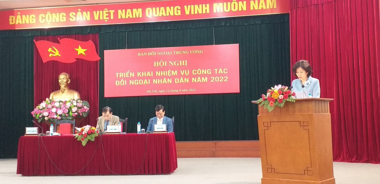 Deputy Head of the Central Committee for External Relations - Ms. Nguyen Thi Hoang Van