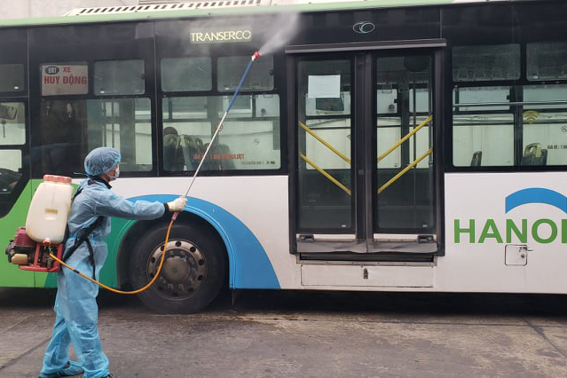 hanoi lifts social distancing on public transport from march 8