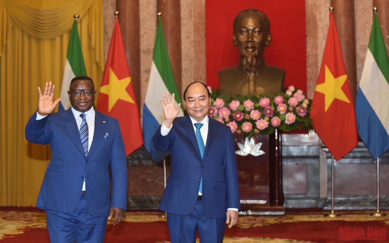 vietnamese sierra leonean leaders discuss cooperation orientations