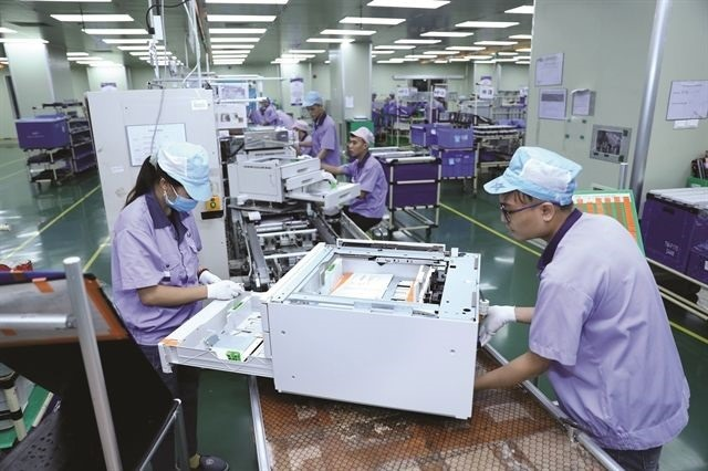 The Hong Kong-invested EVA Hải Phòng Precision Co Ltd’s factory at the VSIP Hải Phòng Industrial Park. VNA/VNS Photo Danh Lam