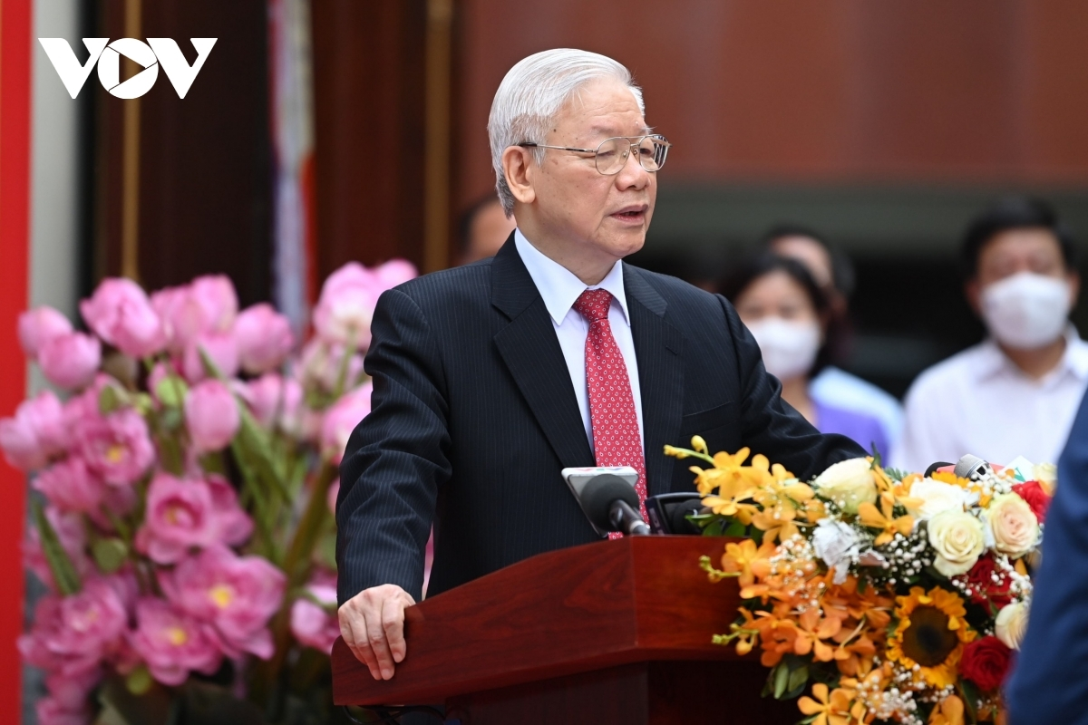 Party Secretary General highlights the significance of the election of new members to the 15th National Assembly (NA) and the all-level People's Councils.