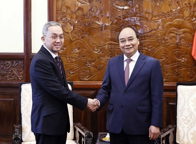 president suggests vietnam brunei enhance bilateral trade