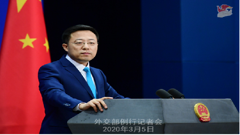 1354 china spokesperson