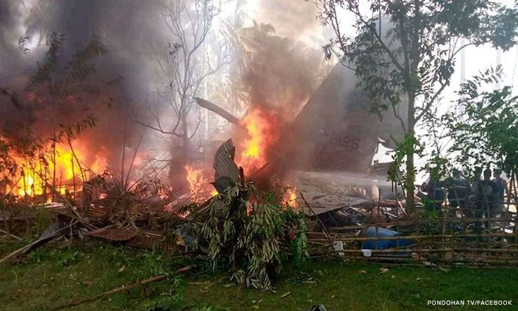 The death toll from the plane crash in Sulu climbs to 45, as authorities continue search and rescue operations. Officials say five military personnel are still unaccounted for.