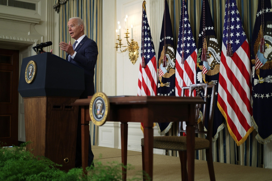 The Biden administration on Sunday upheld a Trump-era rejection of nearly all of China’s significant maritime claims in the South China Sea. | Alex Wong/Getty Images