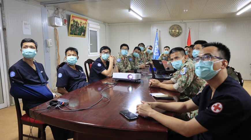 Vietnamese, Indian Level-2 Field Hospitals Launch Online Refresher Course