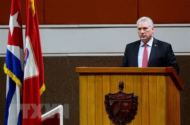 irst Secretary of the Communist Party of Cuba (PCC) Central Committee and President of Cuba Miguel Díaz-Canel Bermudez (Photo: AFP/VNA)