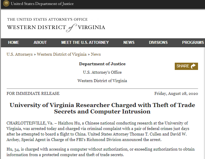 1401 us department