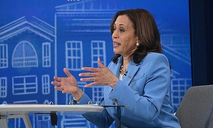 Kamala Harris will become the first sitting U.S. vice president ever to visit Vietnam. Photo by AFP/Mandel Ngan.