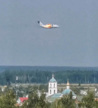 Russian Prototype Military Plane Crashes Near Moscow, Killing All Three on Board