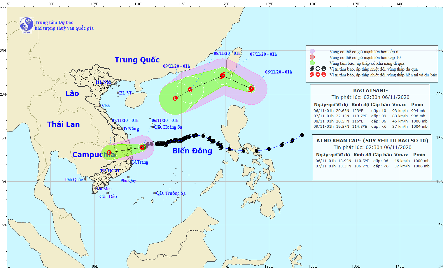storm goni heads for south central vietnam
